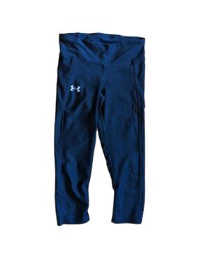 HeatGear Black Compression Cropped Athletic Pants / Legging Size Small